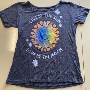 Full tilt live by the sun love by the moon shirt, gray, size xs